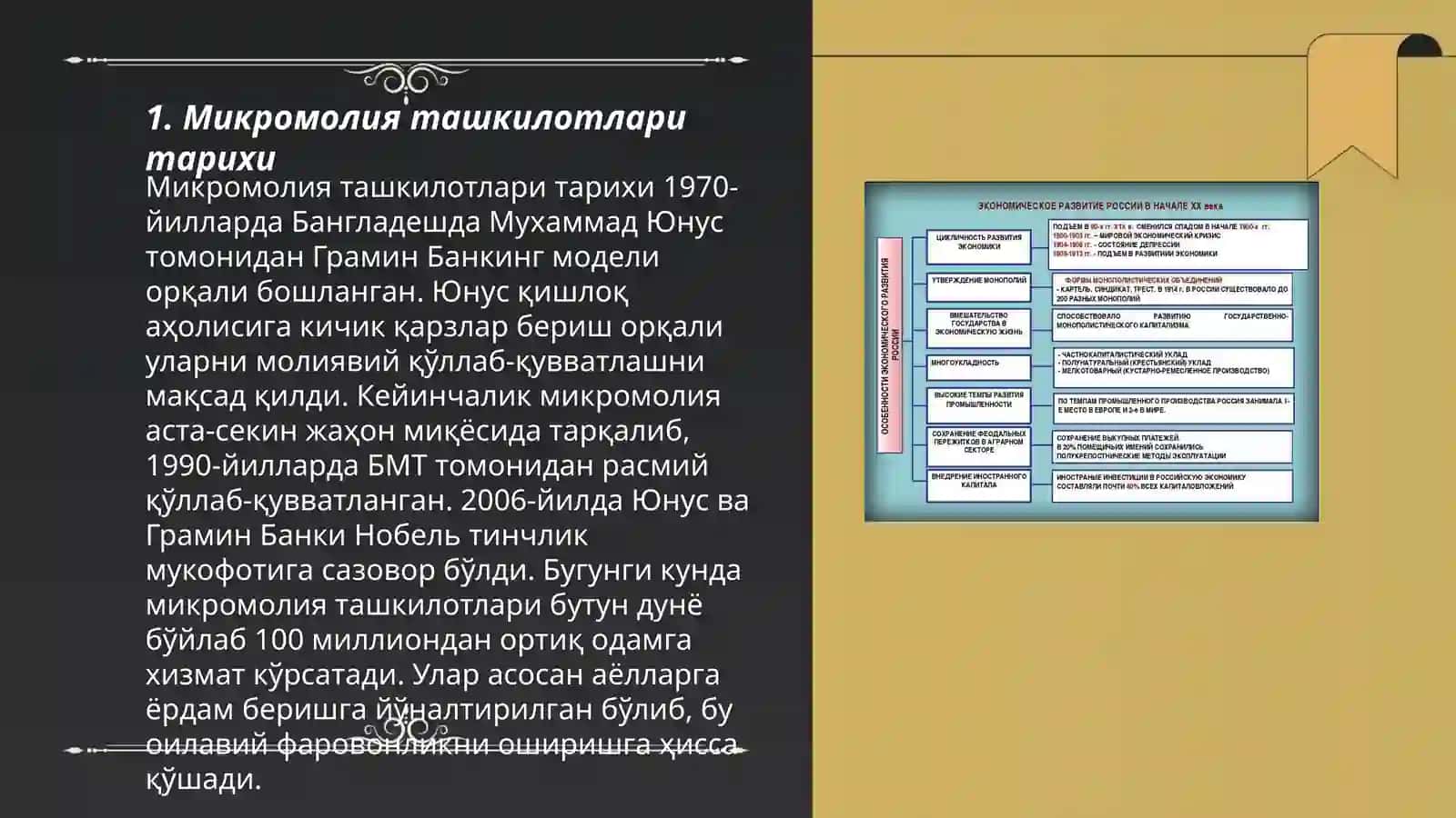 Микромолия ташкилотлари тарихи 3