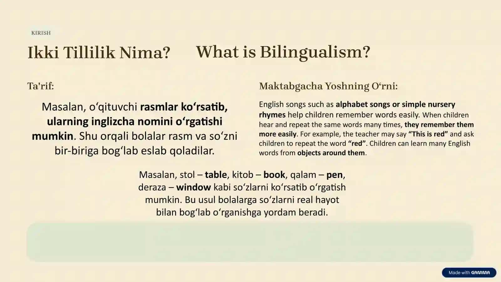 Bolalar uchun ingliz tili lug‘at boyligini rivojlantirish strategiyasi 3