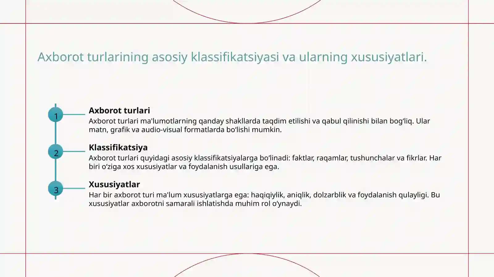 Axborot va uning turini sohalarda qoʻllanilishi 3