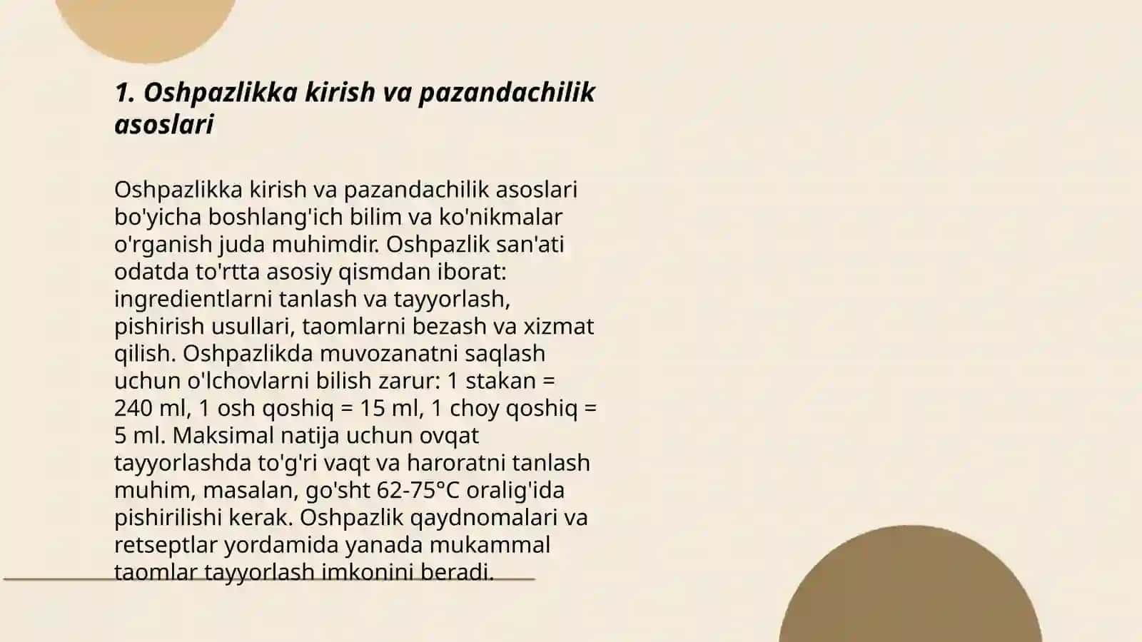 Oquvchilarga Pazandachilik asoslarini oʻqitishva mehnat xavsizligi talablari mavzusini oʻqitish metodikadi 3