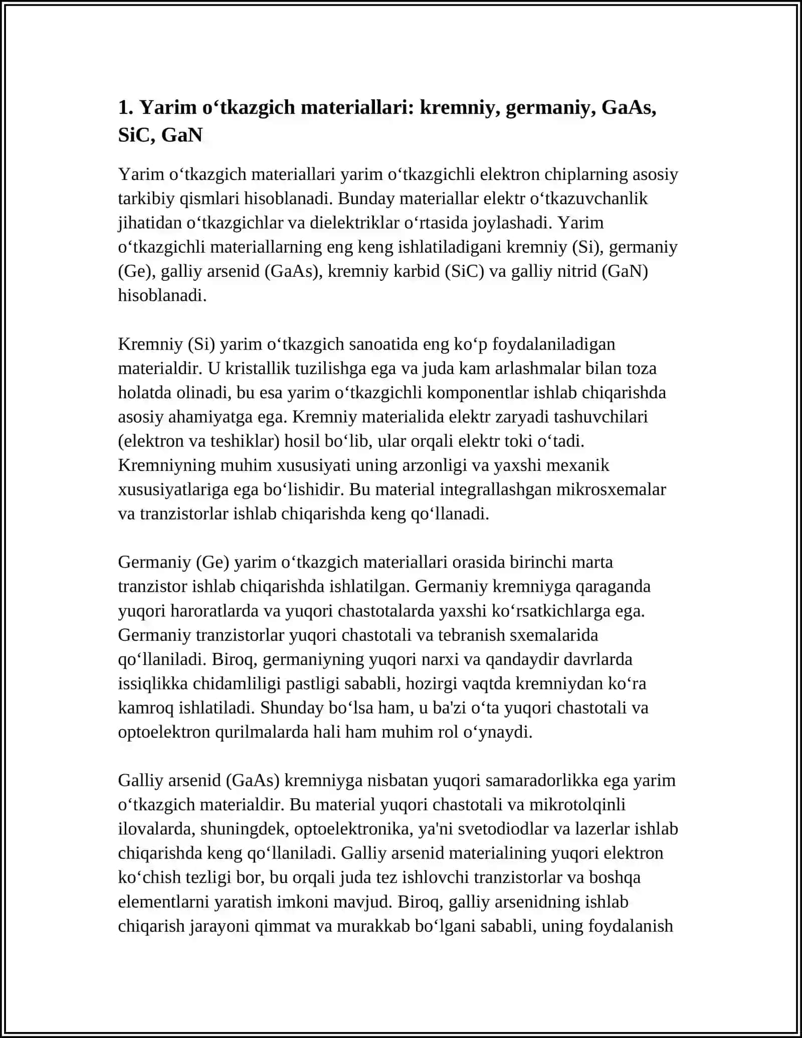 YARIM OʻTKAZGICHLI ELEKTRON CHIPLAR 3