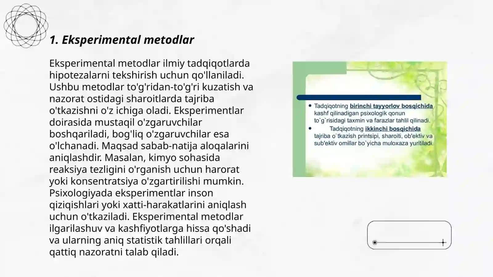 Hozirgi zamon psixologiyasining tadqiqot metodlari 3