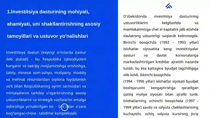 Davlat investitsiya dasturi 3