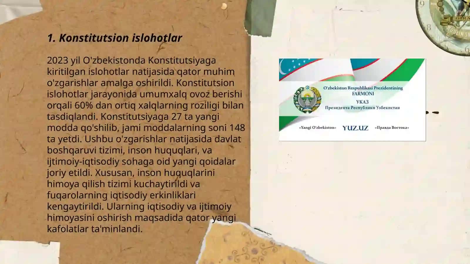 Konstitutsion islohotlar 3