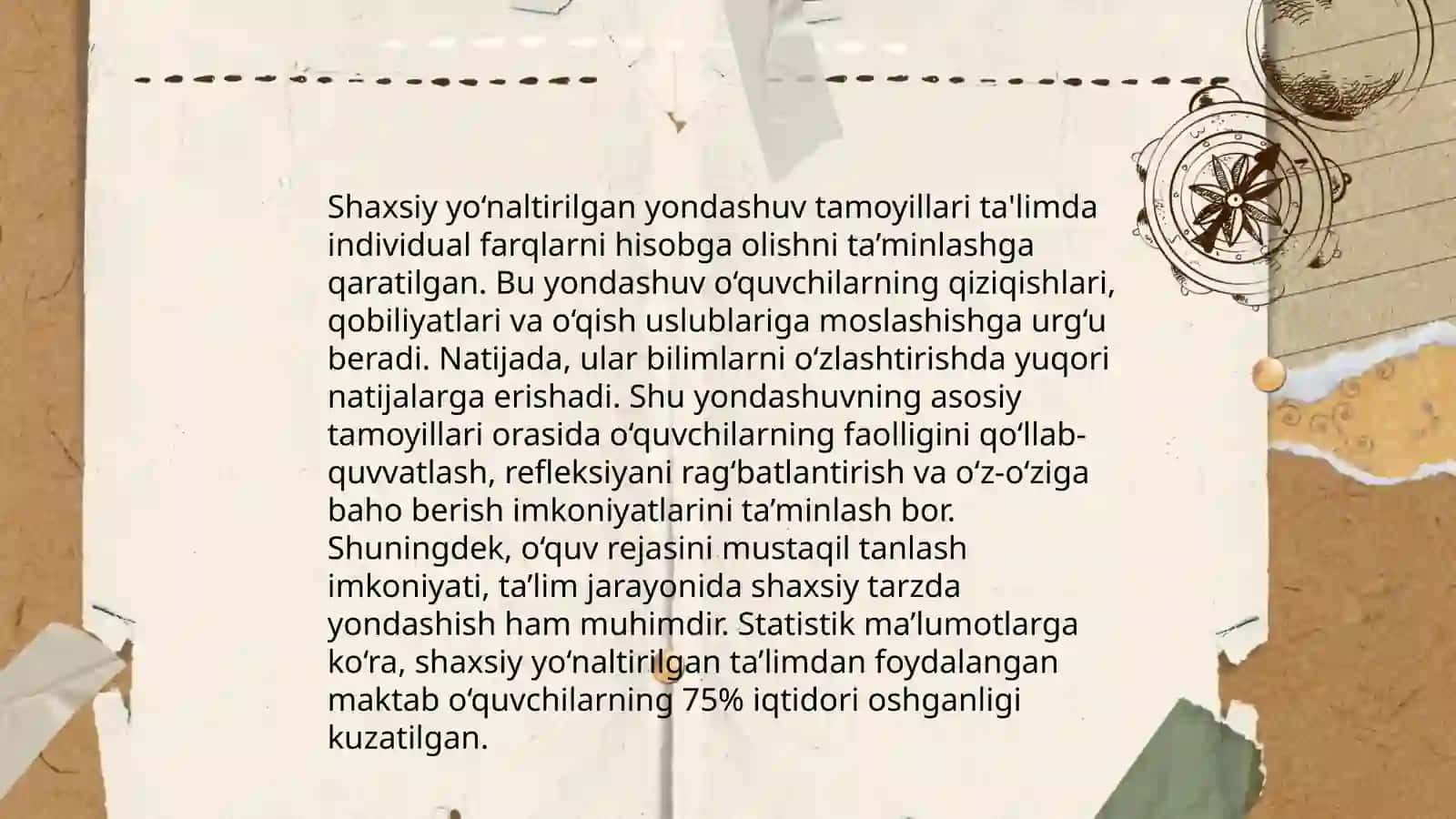 Shaxsiy yoʻnaltirilgan yondashuv 3