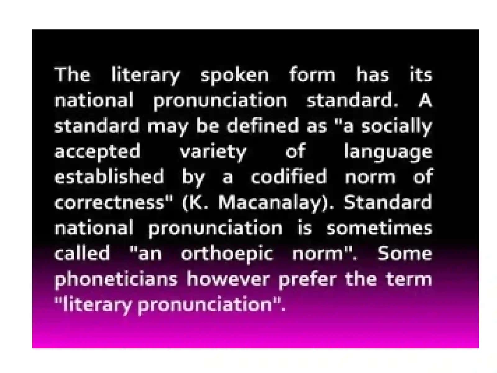 English pronunciation and the status of RP in English 3