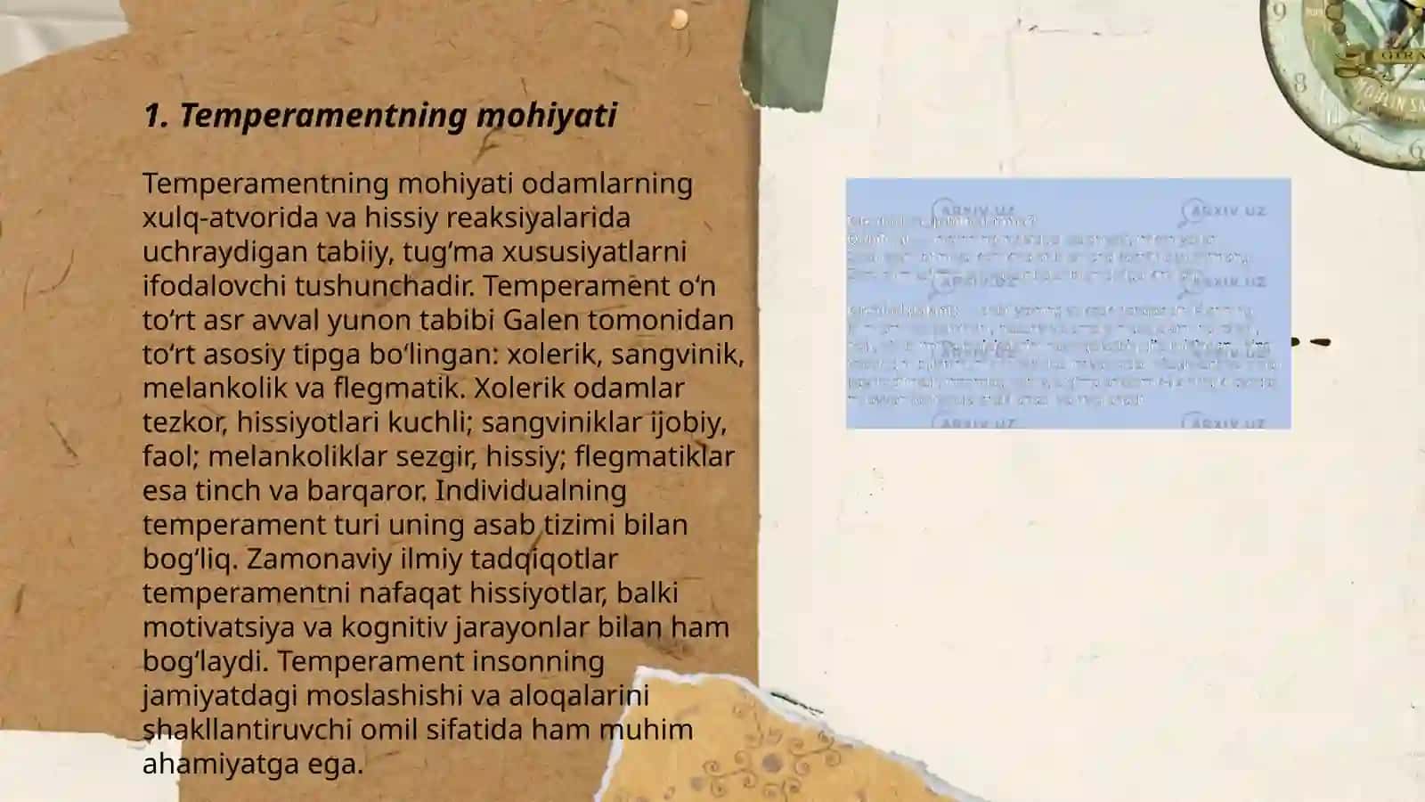 Temperament va uning nazariyalari 3