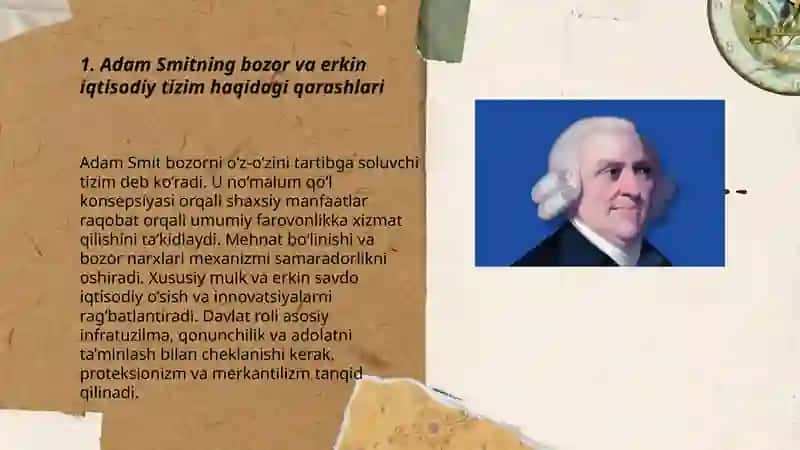 Adam Smitning iqtisodiy qarashlari 3