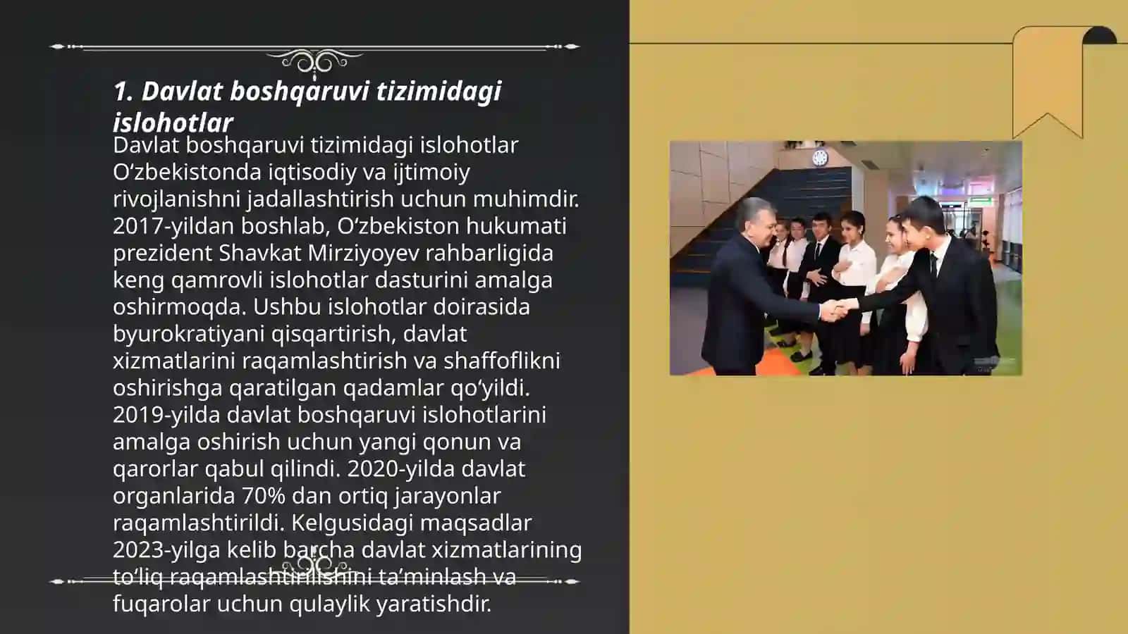 Davlat boshqaruvi tizimidagi islohotlar 3