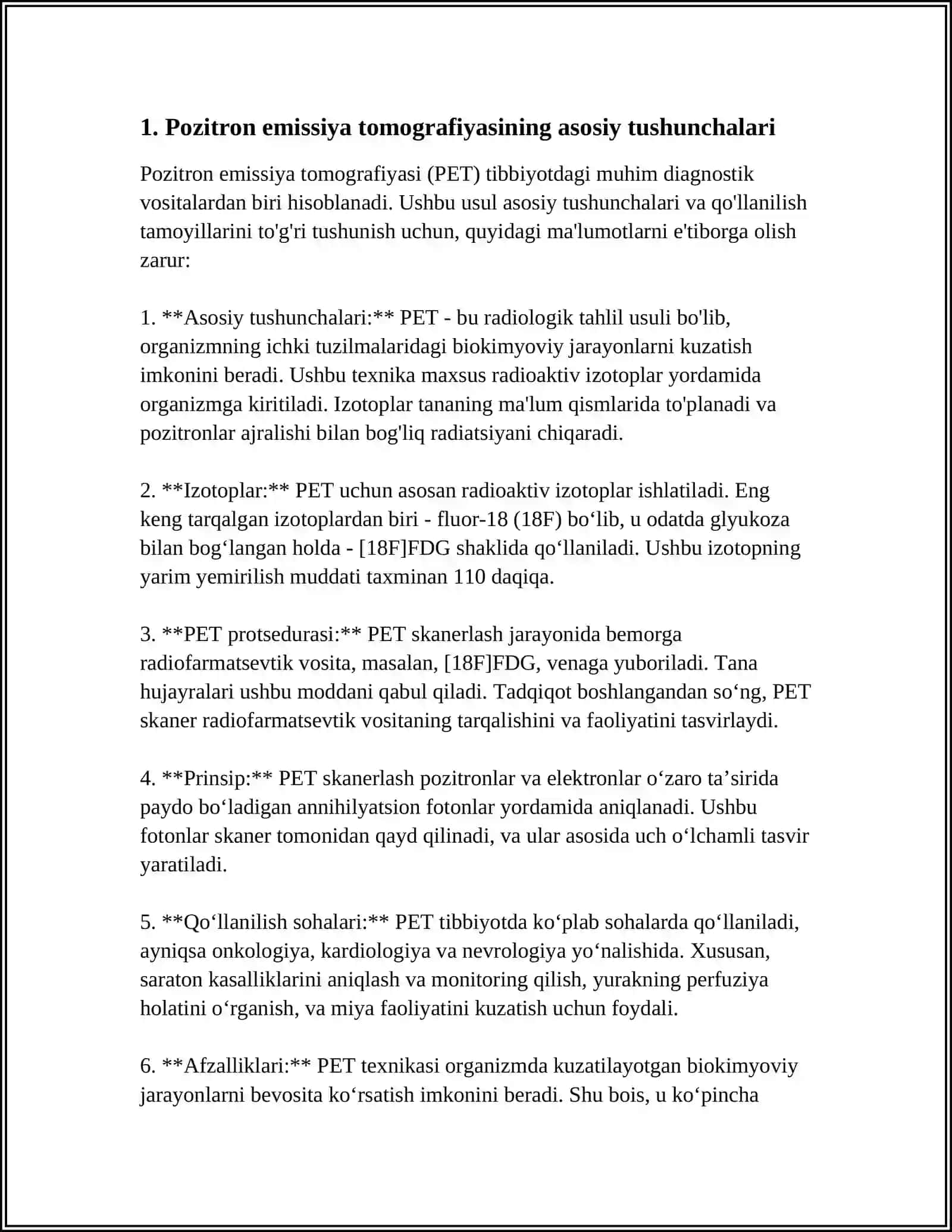POZITRON EMMISION TOMOGRAFIYANING ISHLASH PRINSIPI 3