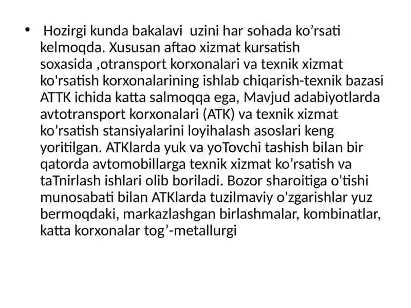 Bakalavirning ishbilarmonlik xususiyati 3