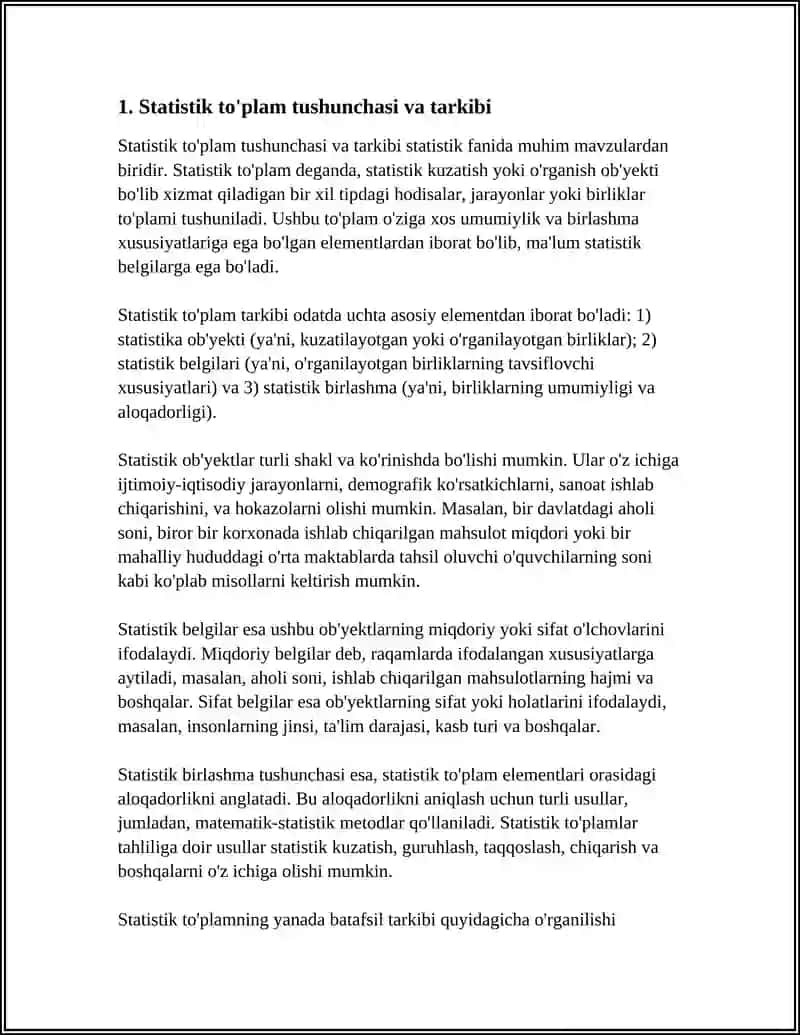 STATISTIK TO PLAM VA BELGILAR TUSHUNCHASI 3