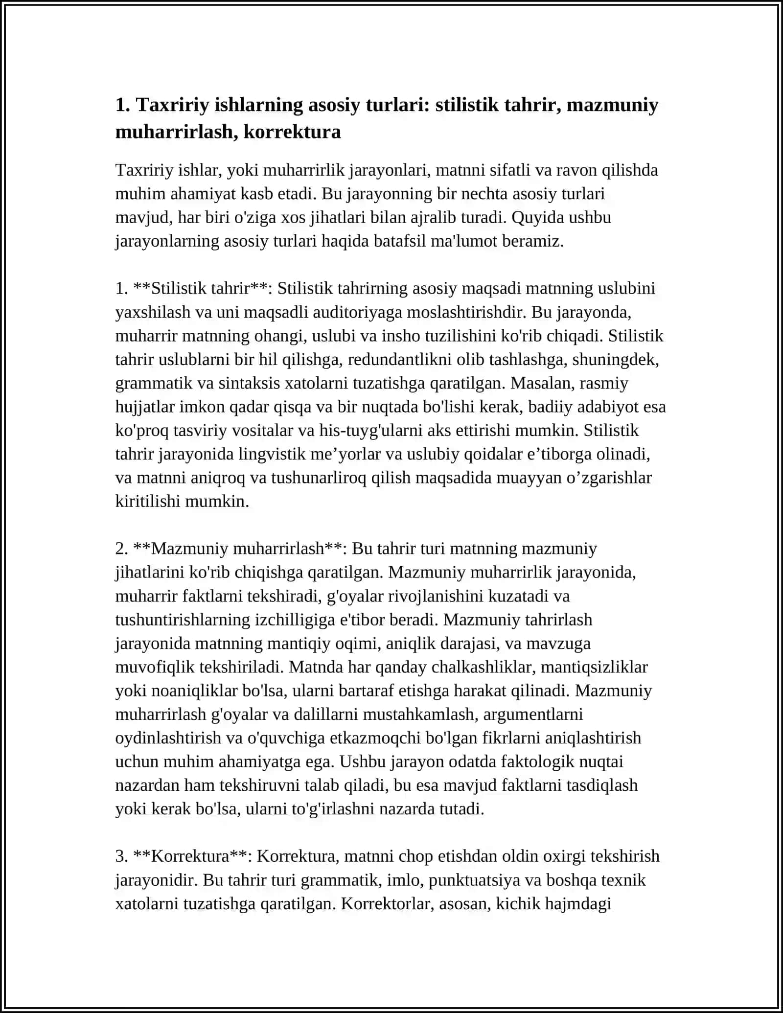 TAXRIRIY ISHLARNI TASHKIL ETISH TURLARI VA XUSUSIYATLARI 3