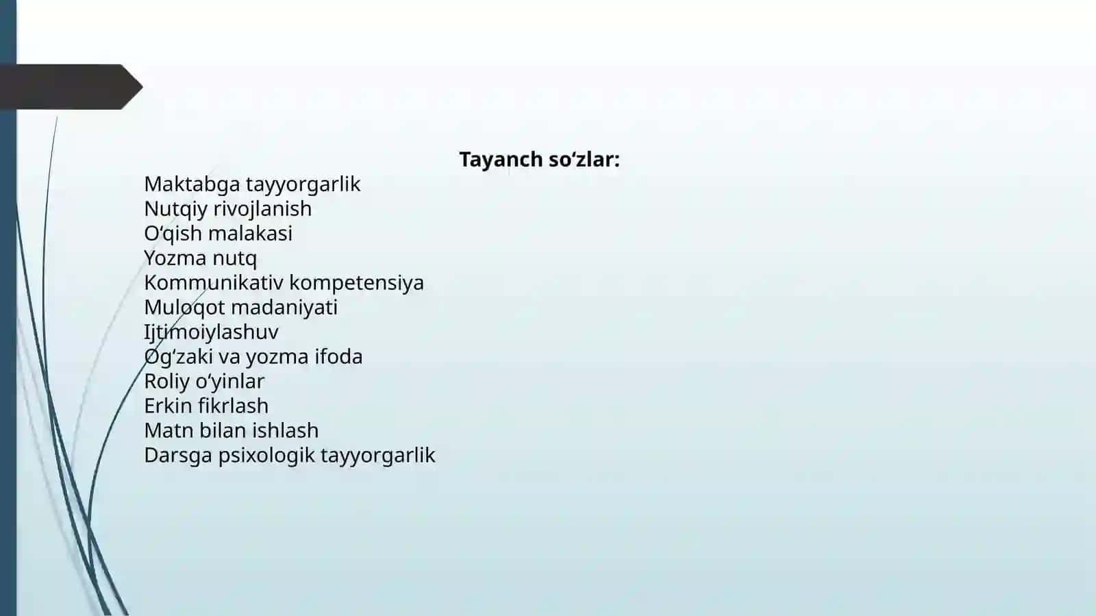 Nutq, o'qish, yozish malakalarini shakllantirishning maktabga tayyorlashdagi ahamiyati 3