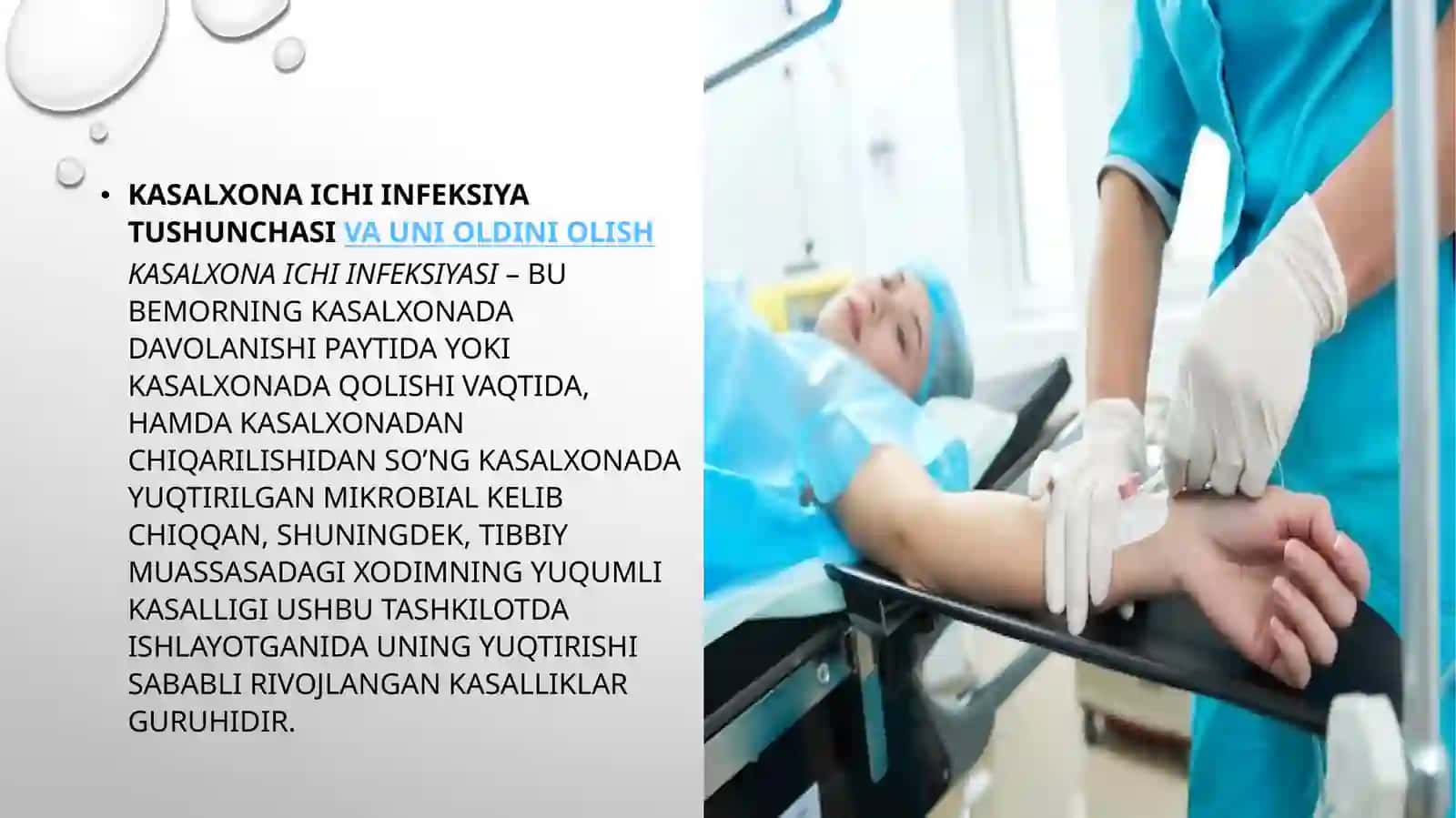Kasalxona ichi infeksiyalarining epidemiologik xarakteristikasi 3