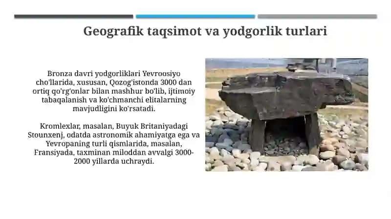 Bronza davri yodgorliklari 3