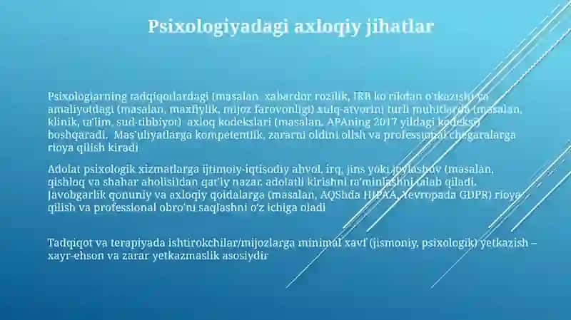 Psixologning majburiyatlari maqsad va vazifalari 3