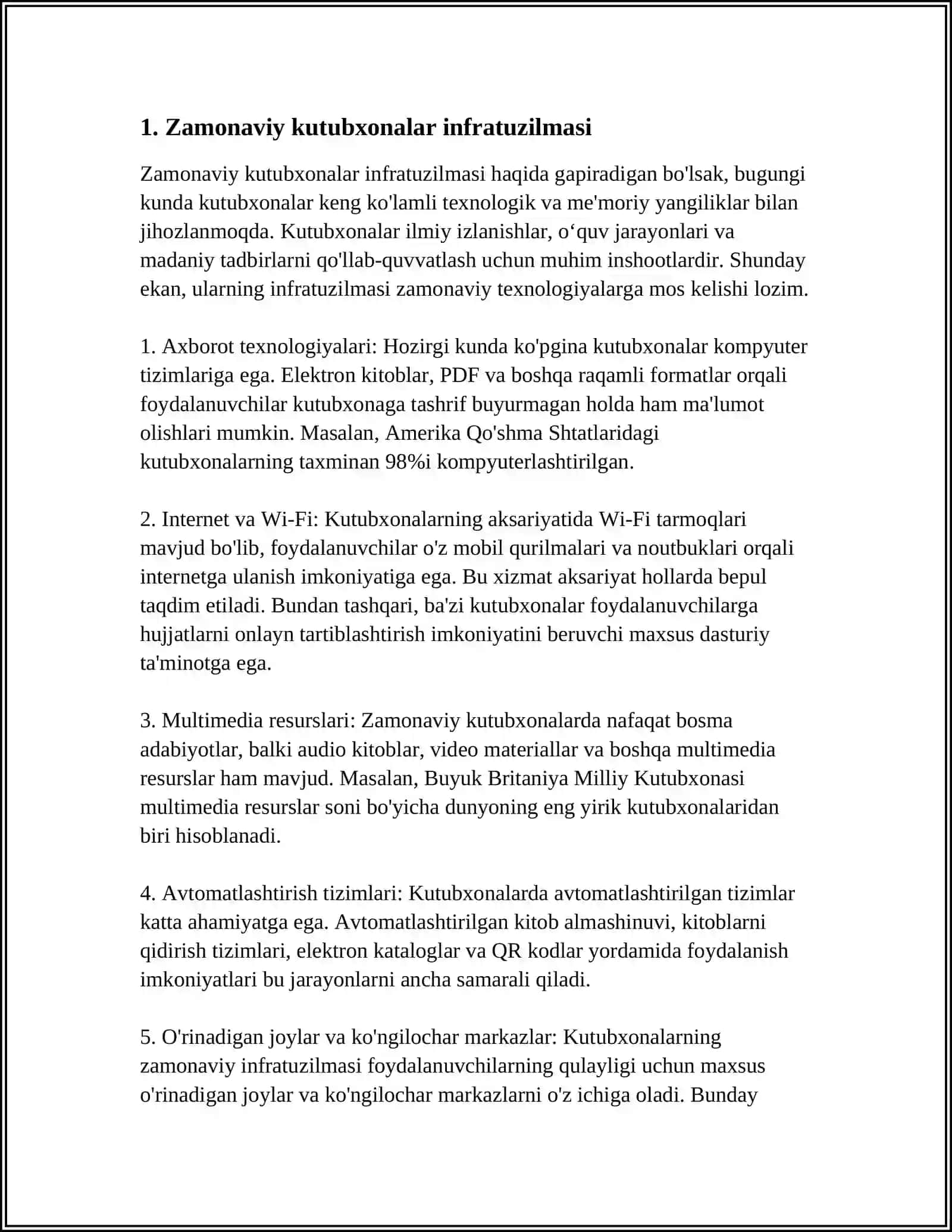 Zamonaviy kutubxonalar 3