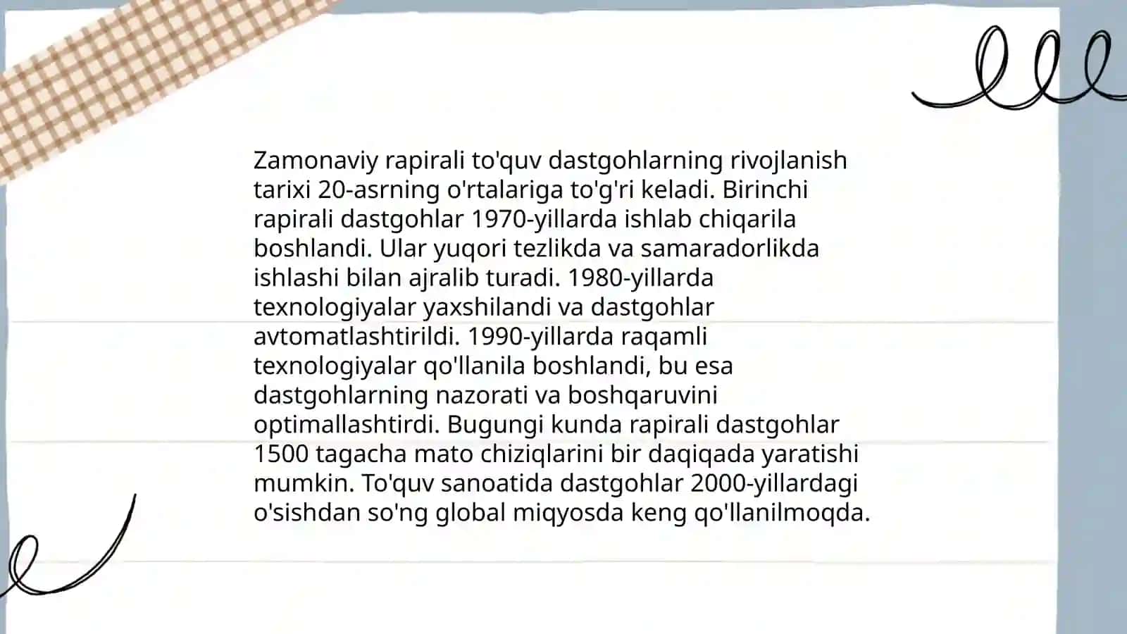 Zamonaviy rapirali tòquv dastgohi 3