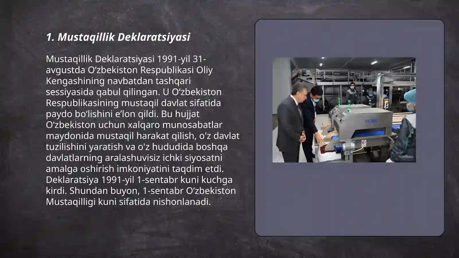 Mustaqil Oʻzbekiston Respublikasining tashkil topishi va uning tarixiy ahamiyati 3