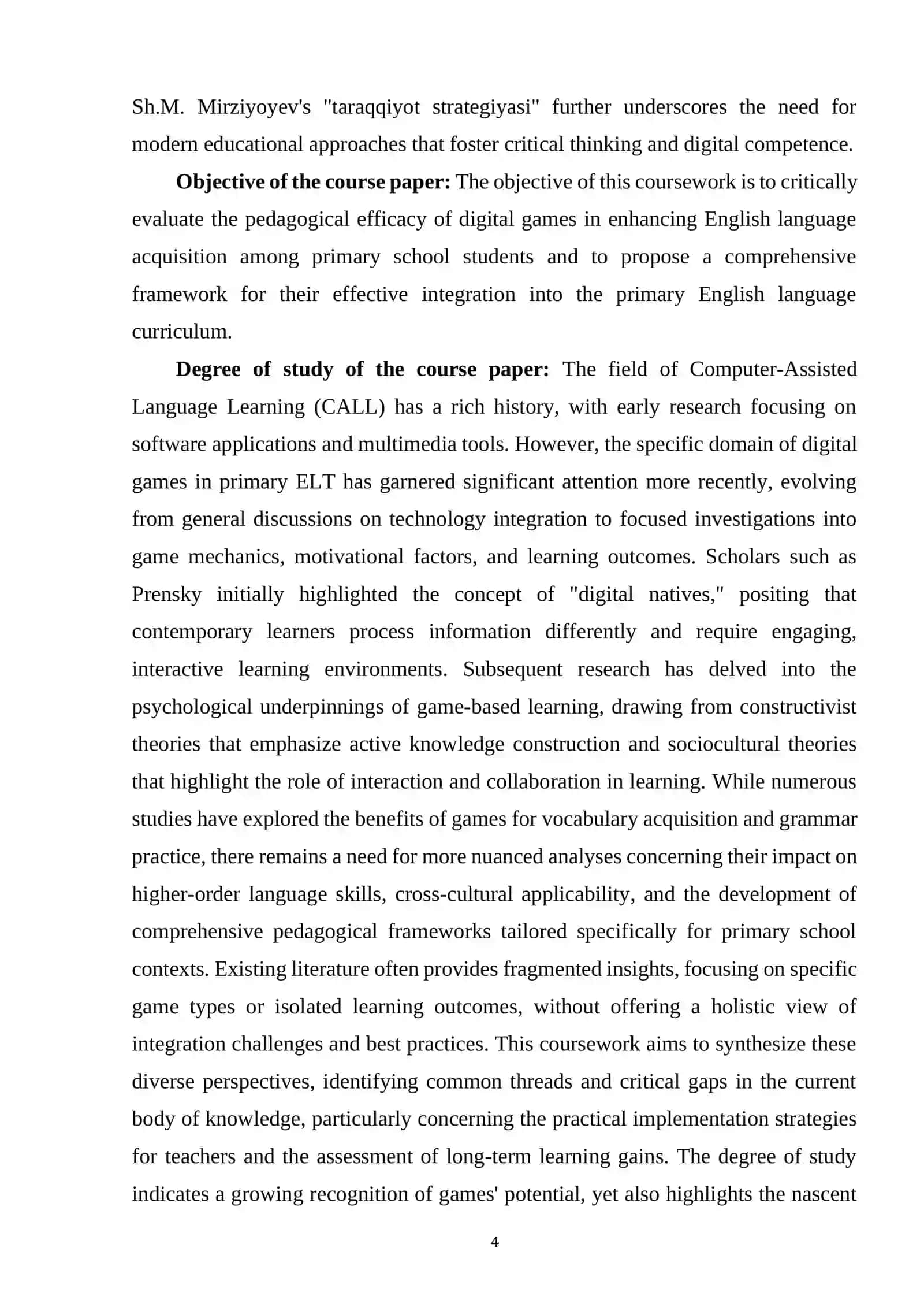 Digital games in primary school English education 3