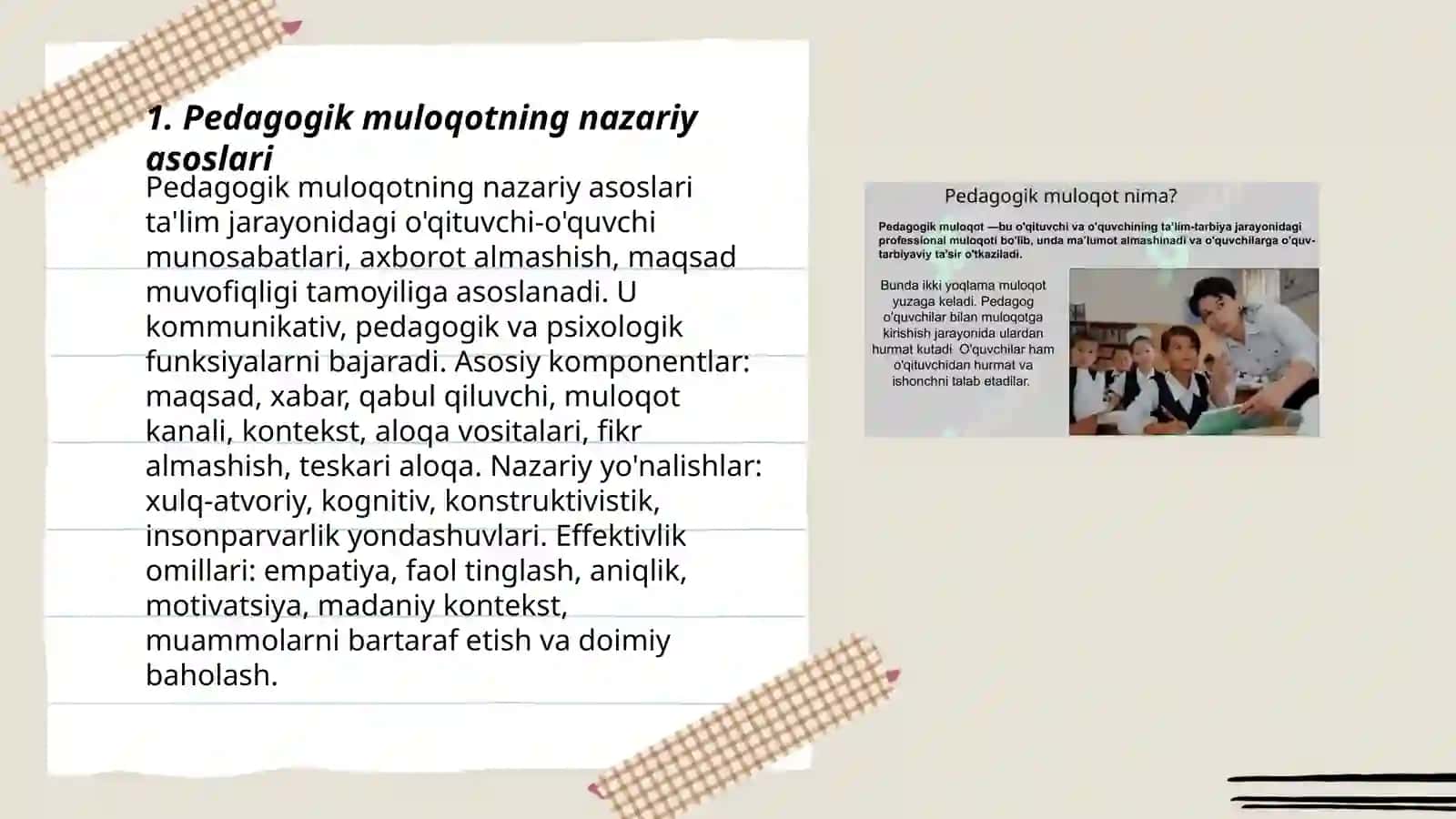 Pedagogik faoliyatda muloqot 3