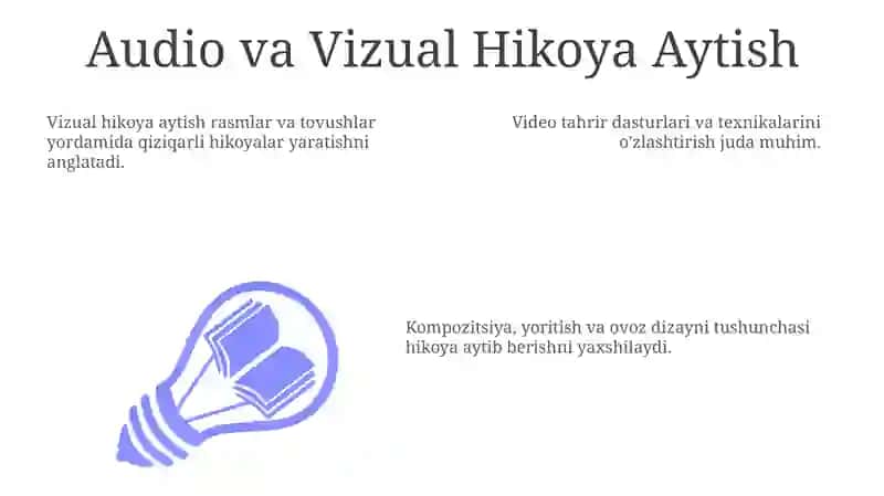 Video tasvirlar bilan ishlash asislari 3