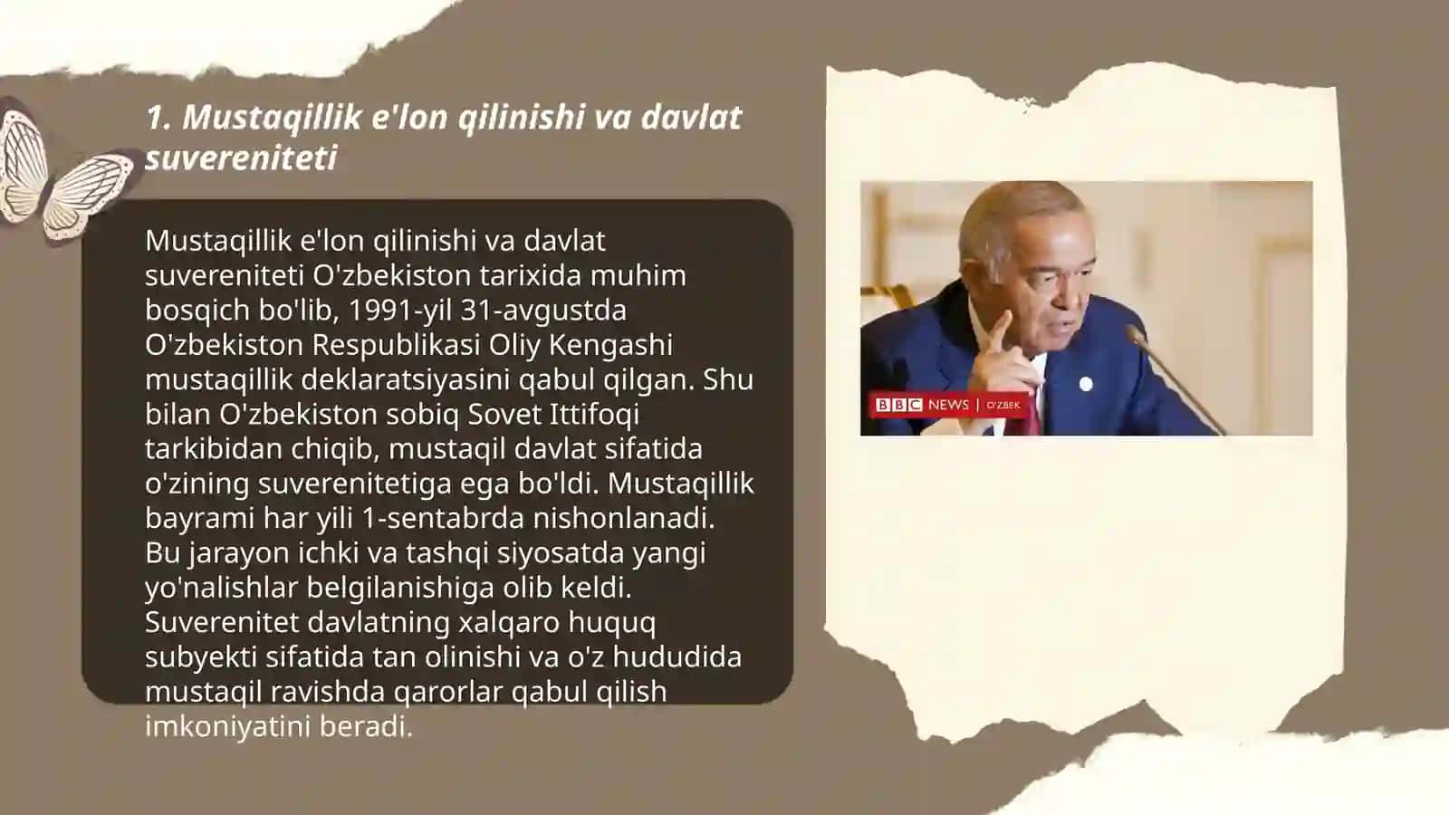 Mustaqillik e'lon qilinishi va davlat suvereniteti 3