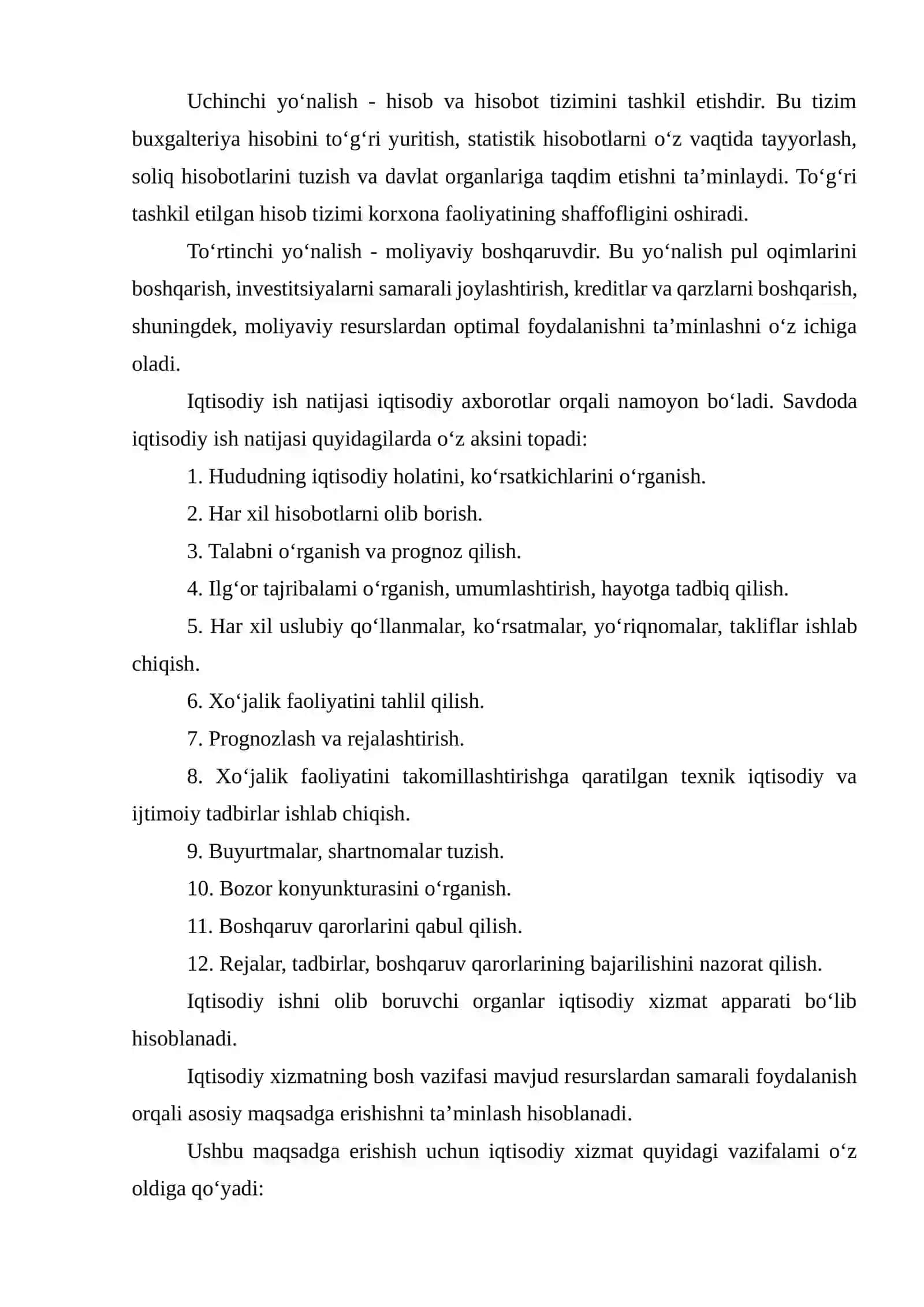 Bozor munosabatlari sharoitida xo‘jalik faoliyatini tahlil qilishning nazariy va amaliy asoslari 3