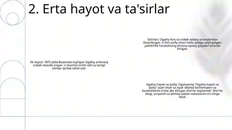 Ogahiy Hayoti Va Ijodi 3