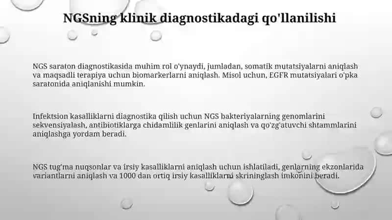 NGS (Next-generation Sequencing) sekvenirlash 3