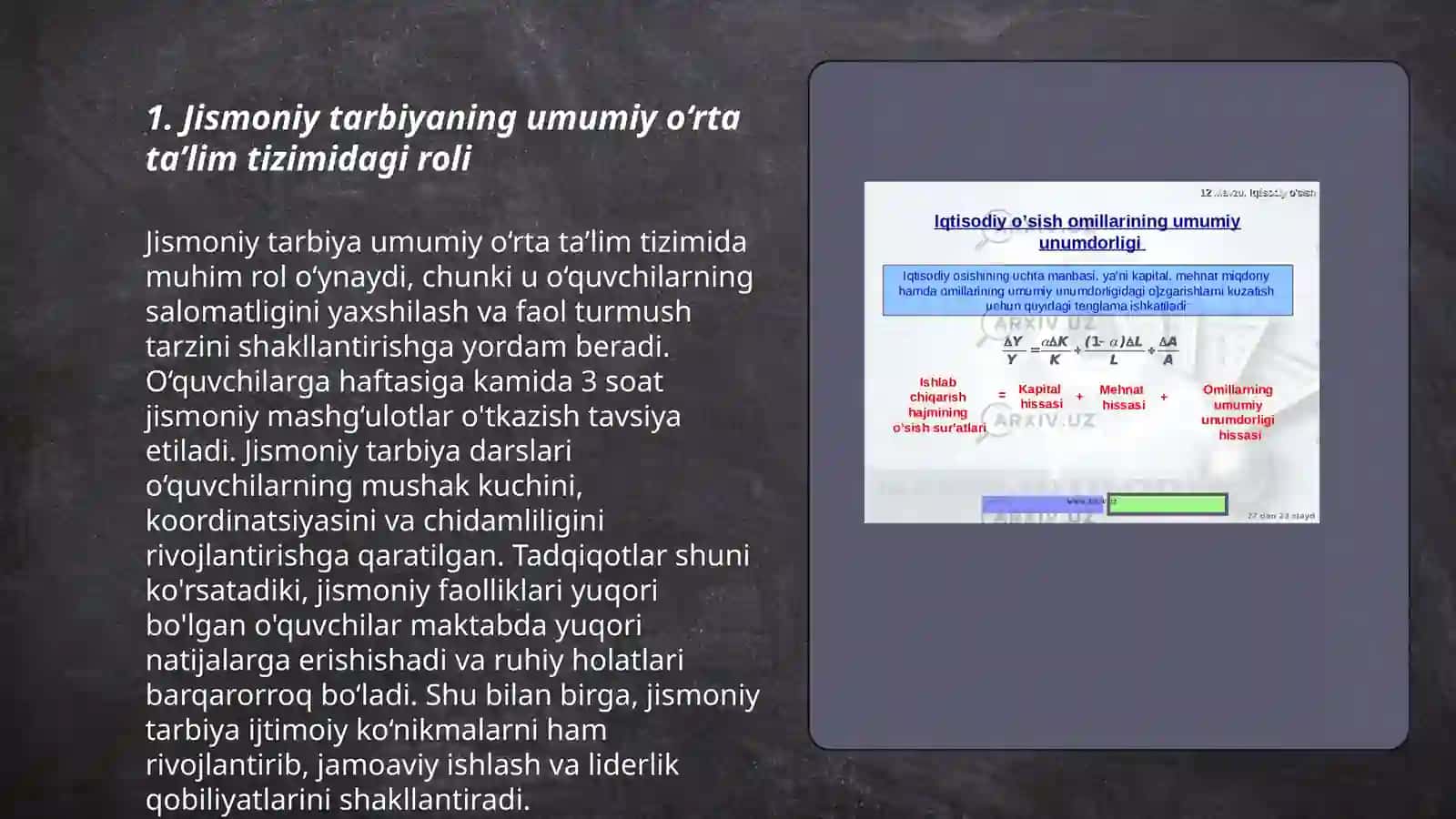 Jismoniy tarbiyaning umumiy o‘rta ta’lim tizimidagi roli 3