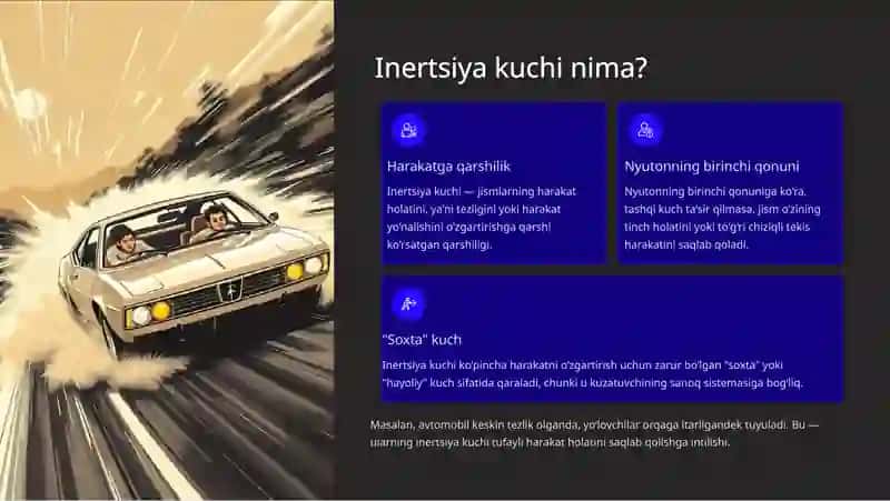 Inertsiyakuchivai inertsiya momenti 3