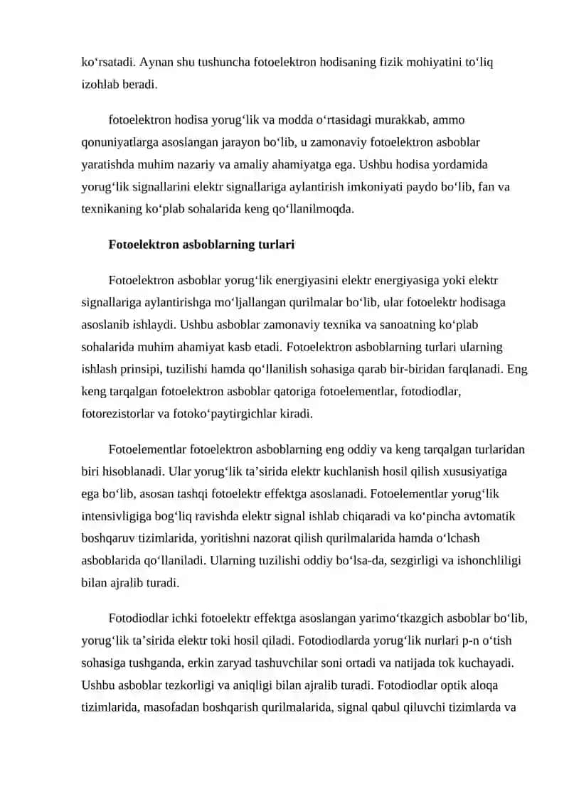 Fotoelektron asboblar 3