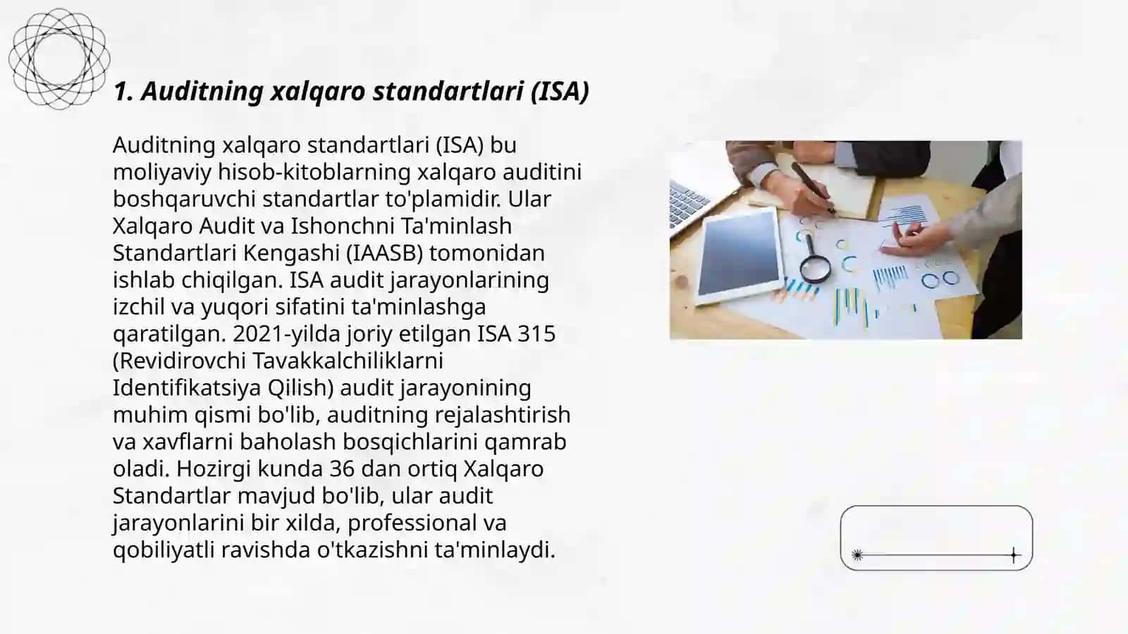 Auditning xalqaro standartlari (ISA) 3