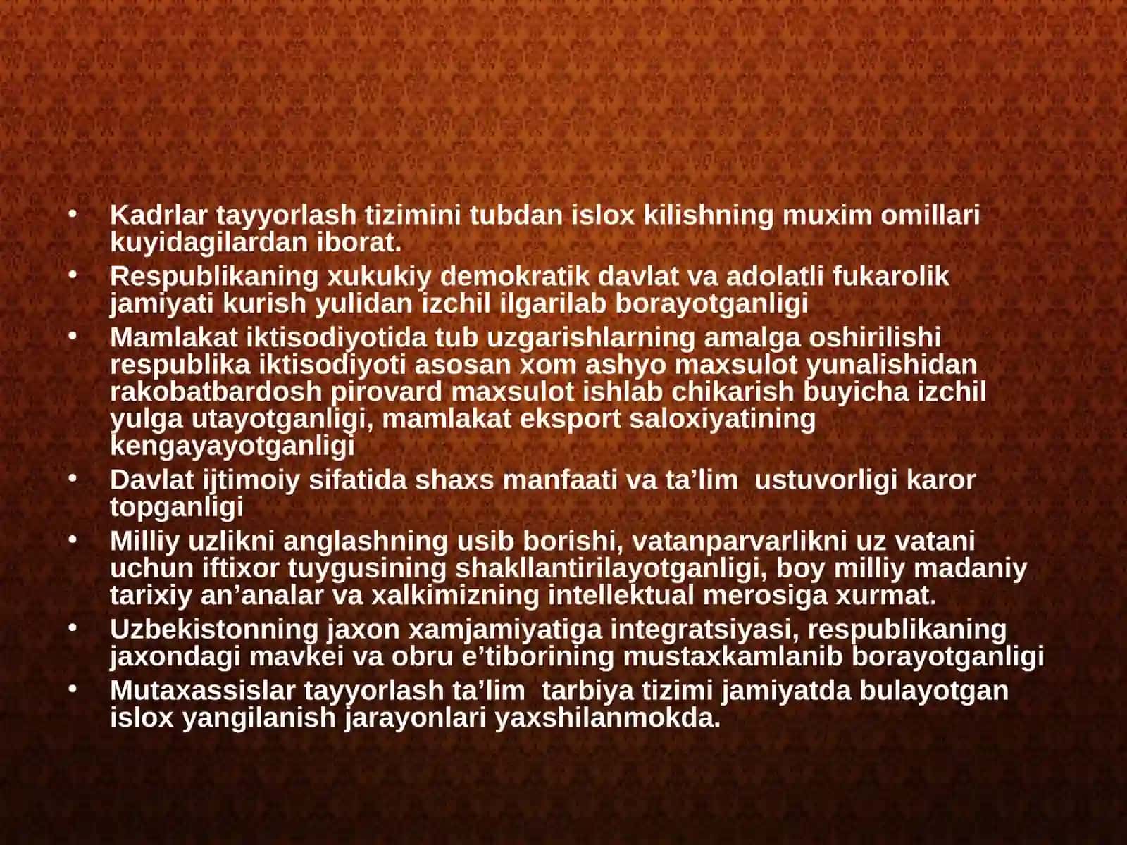 Ta’lim sohasidagi mavjud kamchiliklar 3