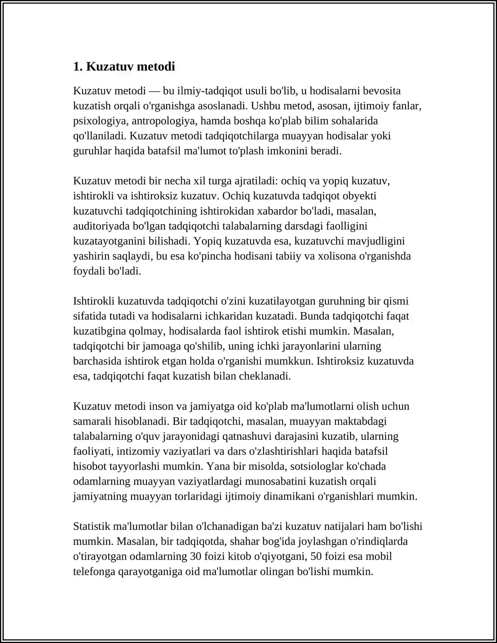 UMUMIY PSIXOLOGIYA FANI ILMIY TADQIQOT NETODLARI 3