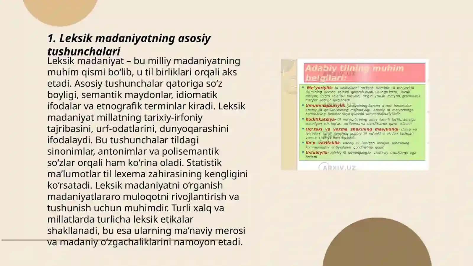 Leksik madaniyat 3