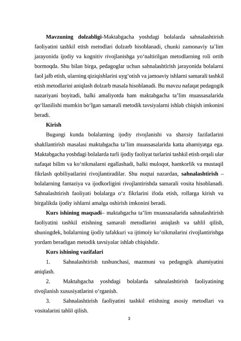 Maktabgacha taʼlim muassasasida sahnalashtirish faoliyatini tashkil etish metodlari 3