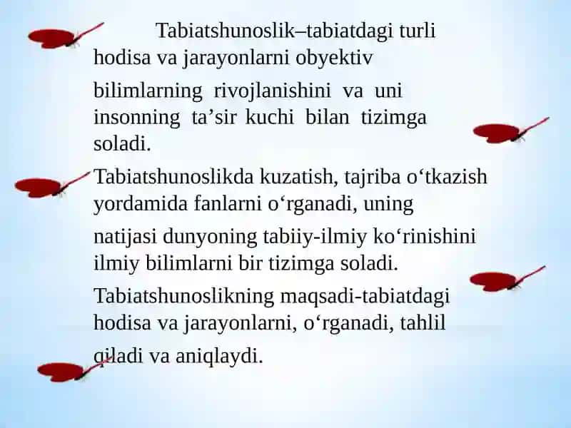 Tabiatshunoslik 3