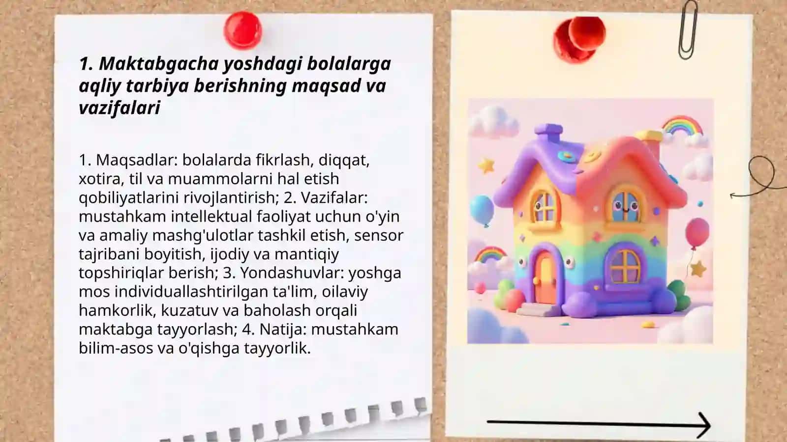 Maktabgacha yoshdagi bolalarga aqliy tarbiya berish mazmuni 3