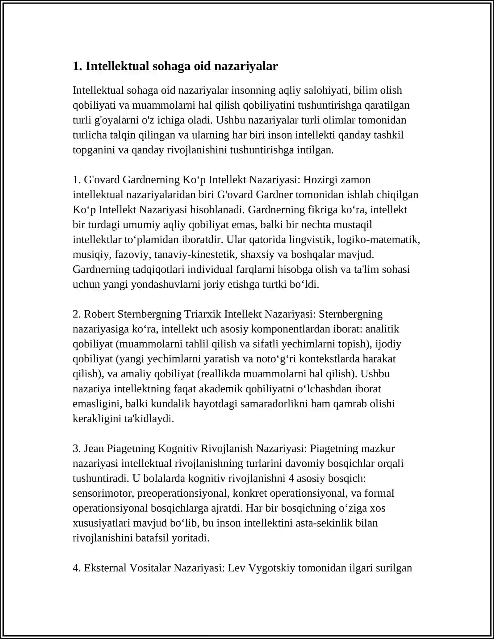 INTELLEKTUAL SOHANING NAZARIY TALQINI L. TERSTOUN, S. BARTBVA VA O. VEKSLER MODELLARI 3