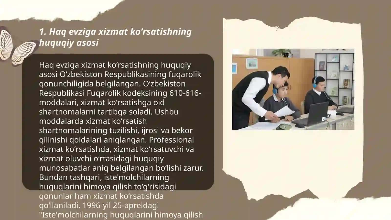 Haq evziga xizmat koʻrsatish 3