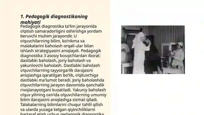 Pedagogik diagnostikaning shaxs rivojlanishidagi orni 3