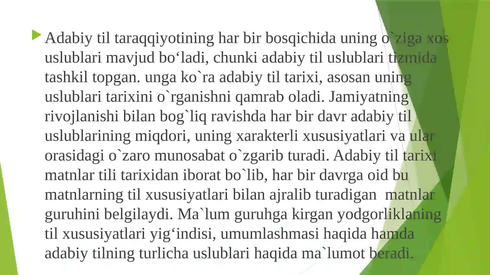 Adabiytiluslublari. Leksik va fonetik uslubiyat 3