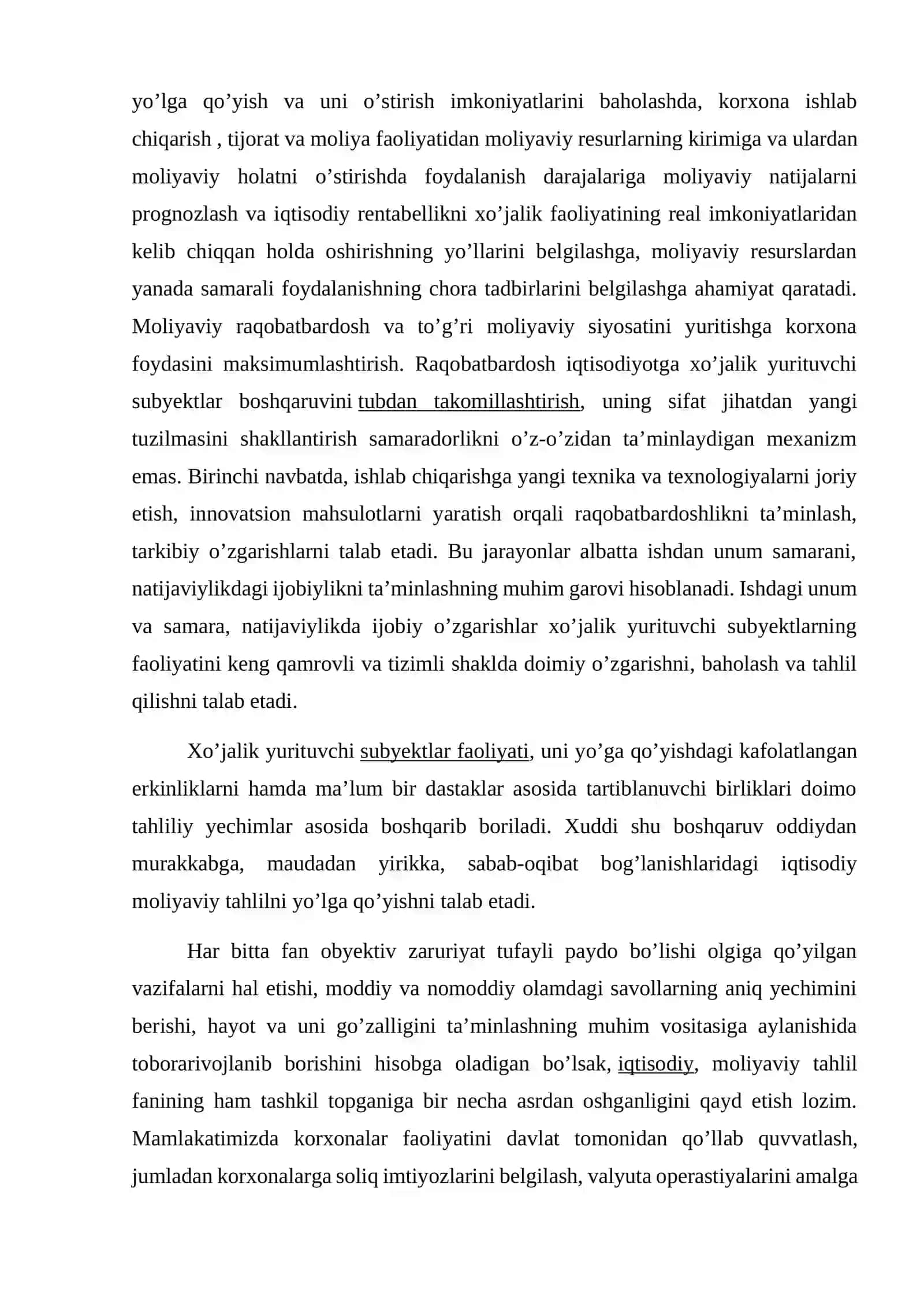 Korxonaning moddiy resurslar bilan ta'minlanganlik tahlili 3