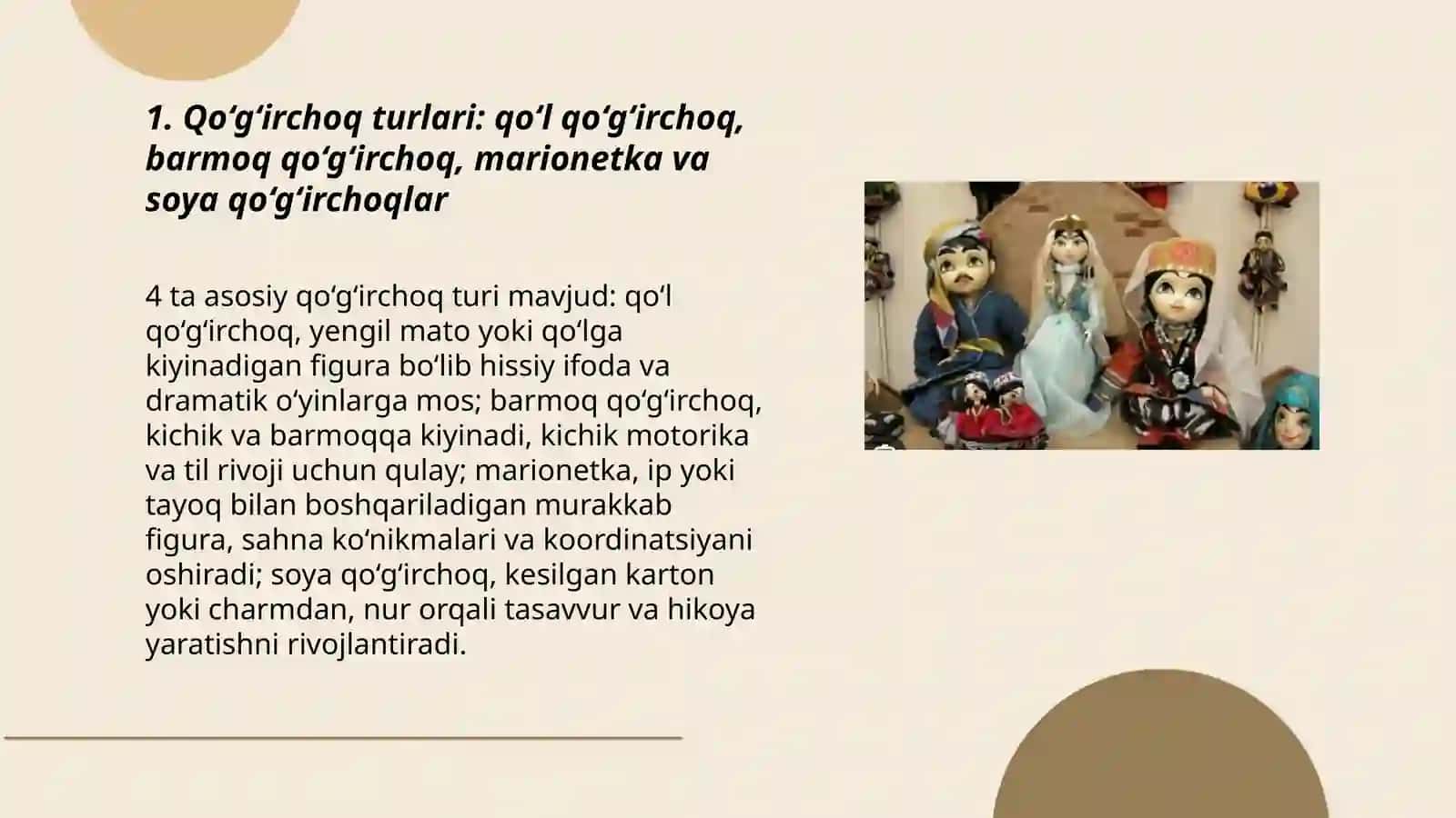 Qo‘g‘irchoq teatri personajlarini yasash 3