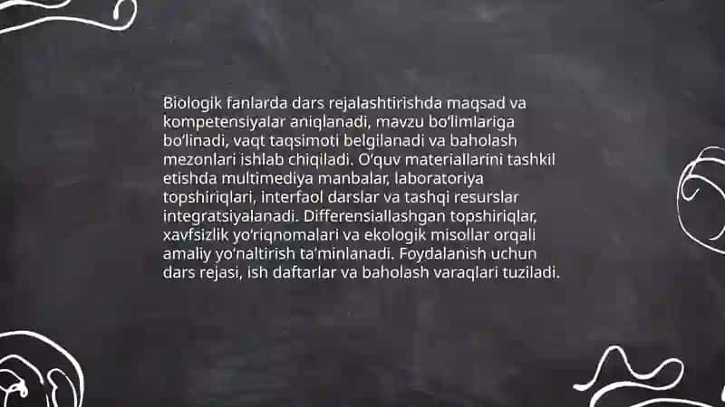 Biologik fanlarda oʻqitish metodlarini tashkil etish va tahlil qilish 3