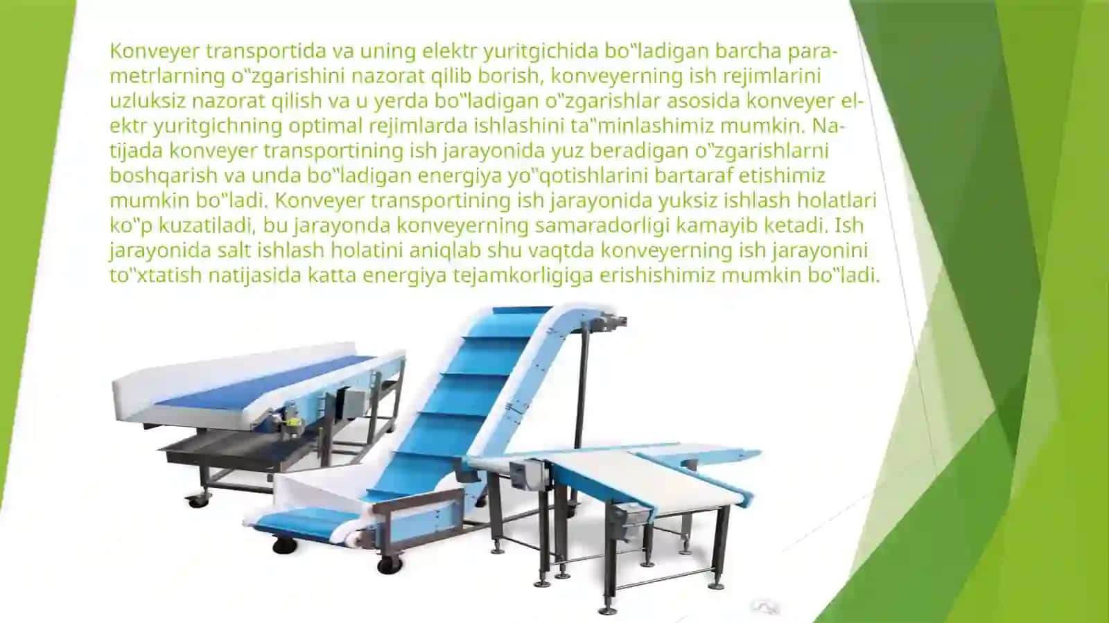 Konveyertransportining elektr jixozlari va elektr yuritmalari 3
