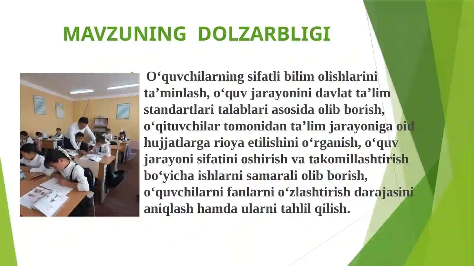 Maktabda monitoring o‘tkazish jarayonini tashkiletish 3